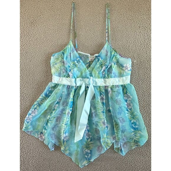 Cinema Etoile Sheer Babydoll Top Nightie Fairy Sequined Sheer Nymph Angelic - Picture 1 of 16